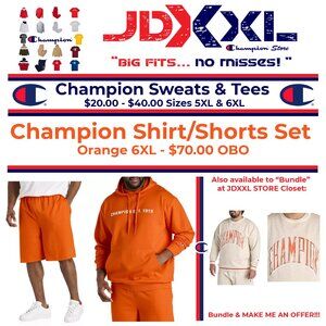 Champion Big & Tall Fleece Set